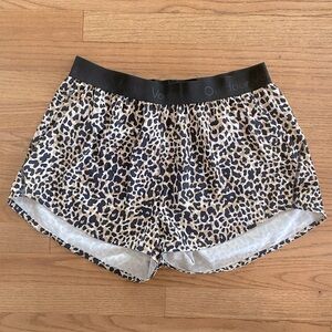 Outdoor Voices Leopard Print Shorts